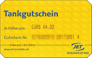 Jet Tankgutschein Online Kaufen