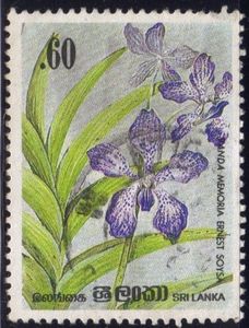 Stamp: Vanda Memoria Ernest Soysa (Sri Lanka(50th Anniversary of Ceylon ...