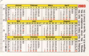 Pocket Calendar: Renault - Autohaus Raiffeisen (Germany, Federal