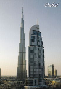 Dubai. Burj Khalifa & the Address Hotel