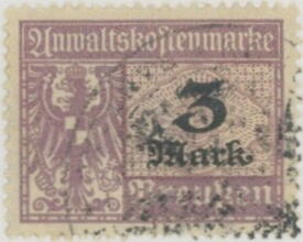 Numeral under text arc