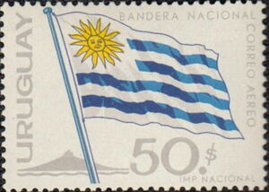 Stamp: Uruguayan flag (Uruguay(Uruguayan flag) Mi:UY 987,Sn:UY