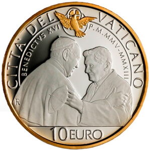 10 Euro (Benedict XVI - Gilt)