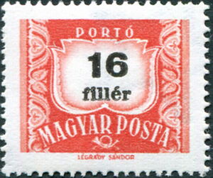 Postage due