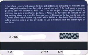 Gift Card: Over 750 pubs (Great British Pub, United Kingdom of
