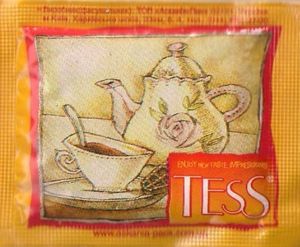 Tess sugar packet