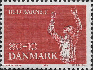 Child appealing for help