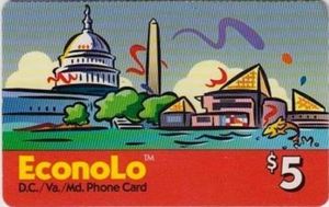 $5 EconoLo D.C./Va./Md. Phone Card
