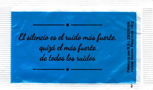 Sugar Packet: El silencio es el ruido... (Spain(Songs, Provebs, Famous ...
