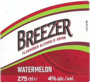 Breezer Flavoured Alcoholic Drink Watermelon