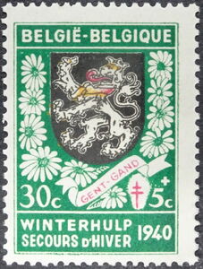 First Winter Relief. Coat of Arms - Ghent