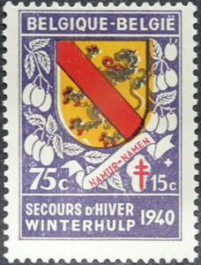 First Winter Relief. Coat of Arms - Namur