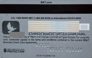 Business Temporary Card