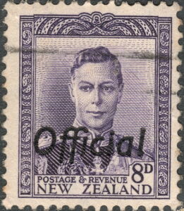 King George VI 8d (overprint)