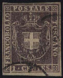 Stamp: Provisional Government - Coat of Arms (TuscanyMi:IT-TO 17,Yt:IT ...