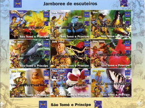 Scout Jamboree 2007 Overprinted "100 anniversario" Silver