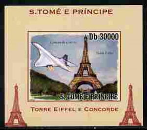 Eiffel Tower and Concorde