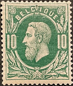Stamp: King Leopold II - Perf. 15 (Belgium(King Leopold II) Mi:BE 27Aa