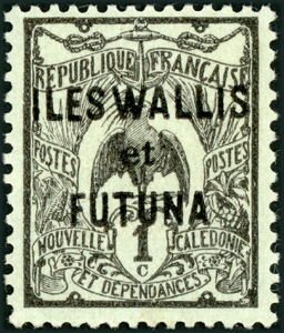 Kagu (Rhynochetos jubatus) - Overprinted