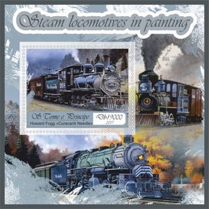 Steam Locomotives in Paintings