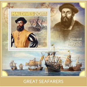 Stamp: Great People Great seafarers (Maldives: Illegal StampsCol:MV-IL ...