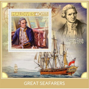 Stamp: Great People Great seafarers (Maldives: Illegal StampsCol:MV-IL ...