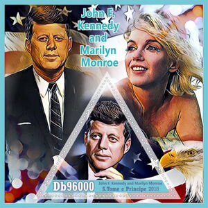 Stamp: John F. Kennedy and Marilyn Monroe (São Tomé and Príncipe