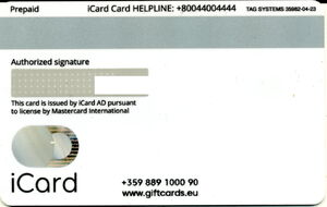 ICard Mastercard Gift - 04-23