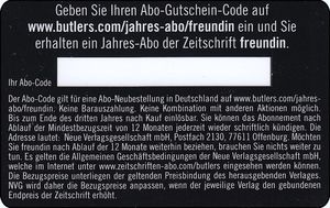 Gift Card: ABO-Gutschein 