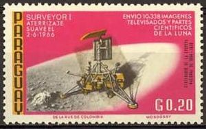 Surveyor 1 on moon