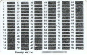 Bank Card: Code card (BTA Bank, RussiaCol:RU-GM-0440