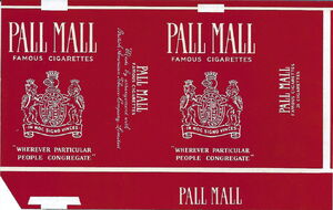 Cigarette Pack: Pall Mall (FinlandCol:FI-CT-0054