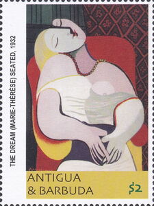 'The Dream (Marie-Therése) Seated', 1932