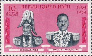 Dessalines (1758-1806) and Magloire (1907-2001)