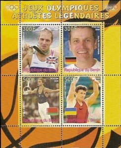 Stamp: Olympic Games Legendary Athletes (Benin: Illegal Stamps(Olympic