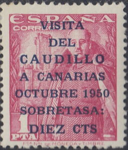 General Franco overprint