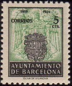 V Aniversario de la liberación de Barcelona