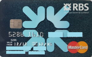 Bank Card: Rbs (Royal Bank of Scotland (RBS), RomaniaCol:RO-MC-0491 💳