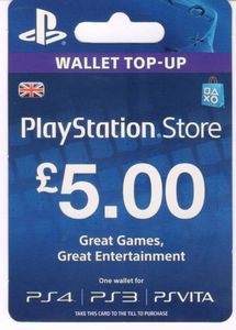 playstation wallet top up card
