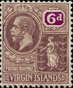 King George V (1865-1936) and Colony Badge