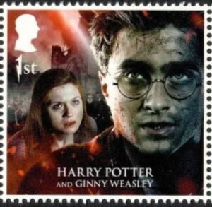 Stamp: Harry Potter and Ginny Weasley (United Kingdom of Great Britain