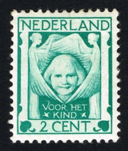 Child head with angels