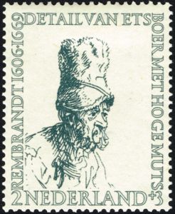 "Farmer with High Hat" by Rembrandt