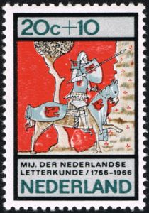 Fragment of a Miniatur of "Knight Walewein"