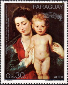 Madonna with Standing Child, by Rubens
