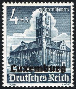 Overprint over Reich Stamp