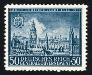 Panorama of Lublin, Engraving by Frans Hogenberg