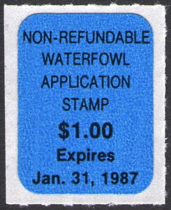 Non-Refundable Waterfowl Application Stamp