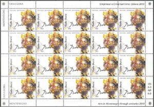 Painting by Miodrag Djuric, Called Dado (1933-2010)