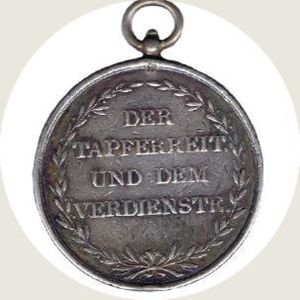 Silver Military Merit Medal 1814